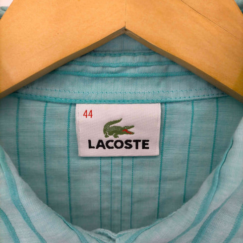 ラコステ LACOSTE ストライプ L/S シャツ レディース 44