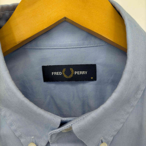 フレッドペリー FRED PERRY ロゴ刺繍コットンBDシャツ メンズ import:M