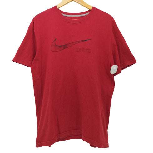 ナイキ NIKE 00s プリントTシャツ フロントスウォッシュ メンズ