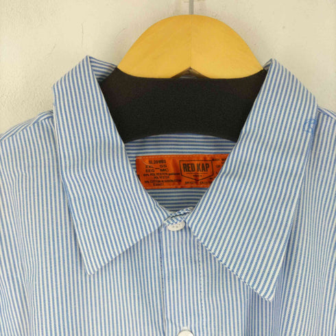 レッドキャップ RED KAP コットンポリ ストライプワークシャツ メンズ XXL