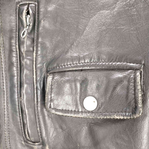 シアーズ Sears OAKBROOK SPORTWEAR デカTALON SERVAC ZIP Dポケ ダブルライダース メンズ
