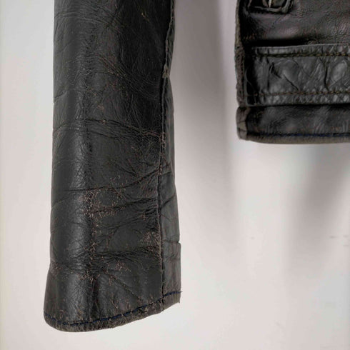 シアーズ Sears OAKBROOK SPORTWEAR デカTALON SERVAC ZIP Dポケ ダブルライダース メンズ