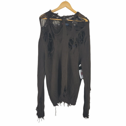 チャップス CHAPS ダメージ加工 コットンニット メンズ import:L
