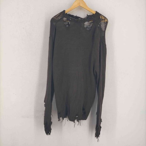 チャップス CHAPS ダメージ加工 コットンニット メンズ import:L