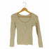 ザラ ZARA TEXTURED RUSTIC TOP テクスチャードラスティックトップス レディース import:S