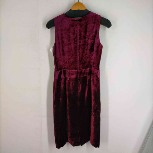 マノーク MANOUQUA ノースリーブベロアワンピース レディース JPN:38