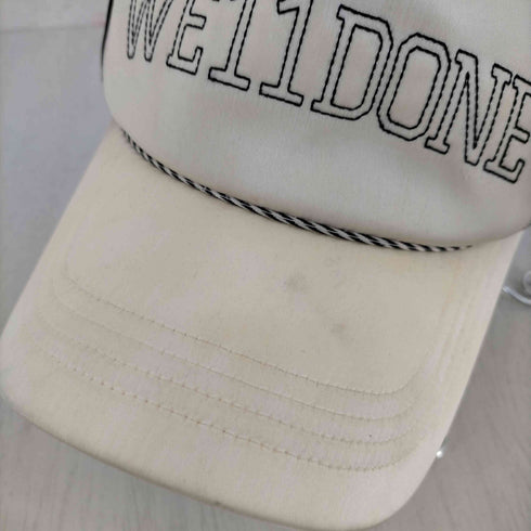 ウェルダン WE11DONE サテン トラッカーキャップ メンズ ONE SIZE