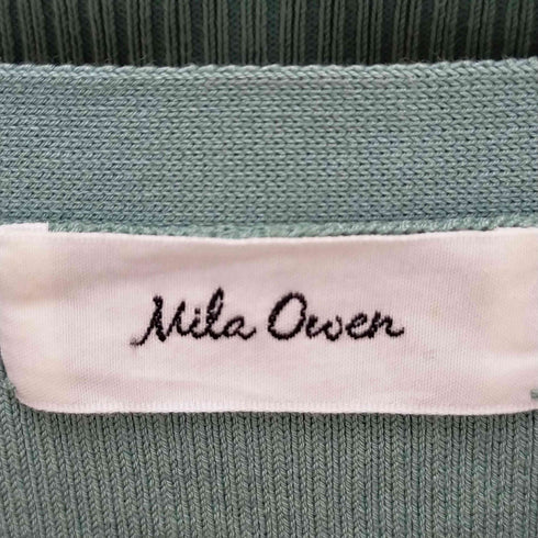 ミラオーウェン Mila Owen リブニットカーデSETUP レディース 0