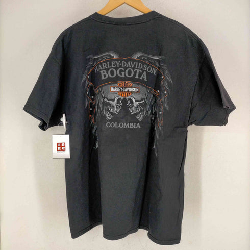 ハーレーダヴィットソン HARLEY DAVIDSON 00S~ 両面プリントクルーネックTシャツ メンズ JPN:XL