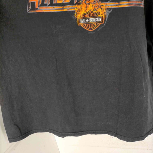 ハーレーダヴィットソン HARLEY DAVIDSON 00S~ 両面プリントクルーネックTシャツ メンズ JPN:XL