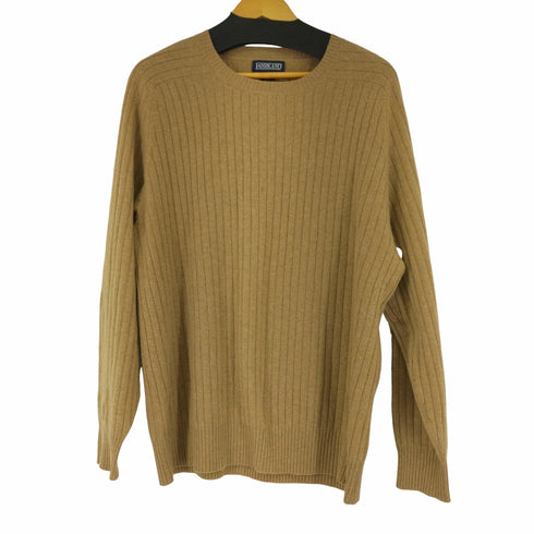 ランズエンド LANDS END カシミヤ クルーネックニット メンズ import:L