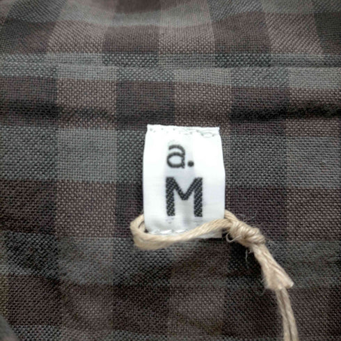 21SS a.M ギンガムチェック トレンチコート メンズ