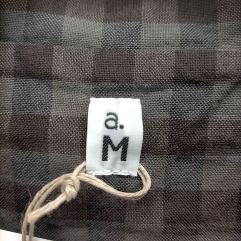 21SS a.M ギンガムチェック トレンチコート メンズ
