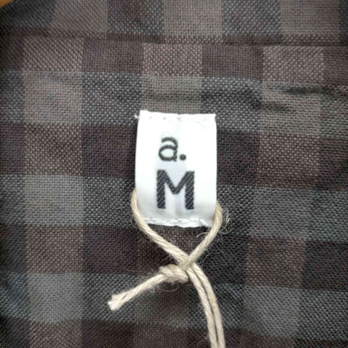 21SS a.M ギンガムチェック トレンチコート メンズ