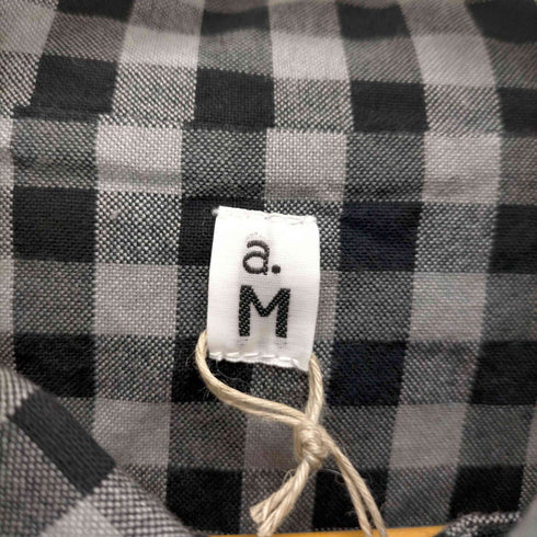 21SS a.M ギンガムチェック トレンチコート メンズ