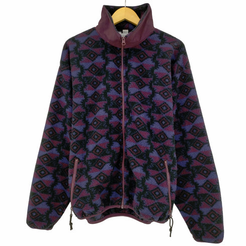 コロンビア Columbia USA製 総柄フリース メンズ import:L