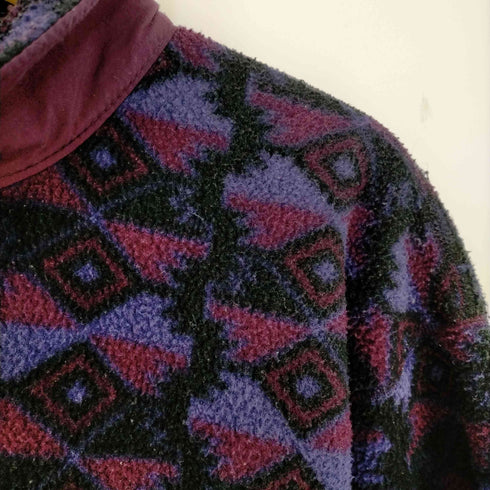 コロンビア Columbia USA製 総柄フリース メンズ import:L