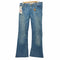 ジェイアンドシーカンパニー J&COMPANY 00s Y2K ビジューデザインフレアデニムパンツ レディース US:28-29