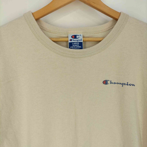 チャンピオン Champion 90s 袖目付き ロゴプリント クルーネックTシャツ メンズ import:L