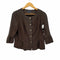 バーバリー BURBERRY 裾フリル ノーカラージャケット レディース JPN:44