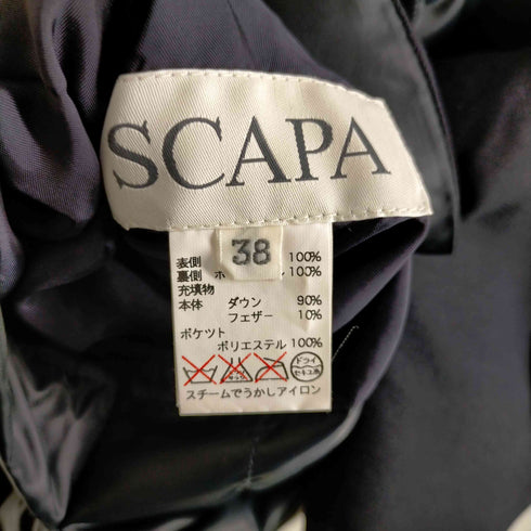 スキャパ SCAPA リバーシブルダウンジャケット レディース JPN:38