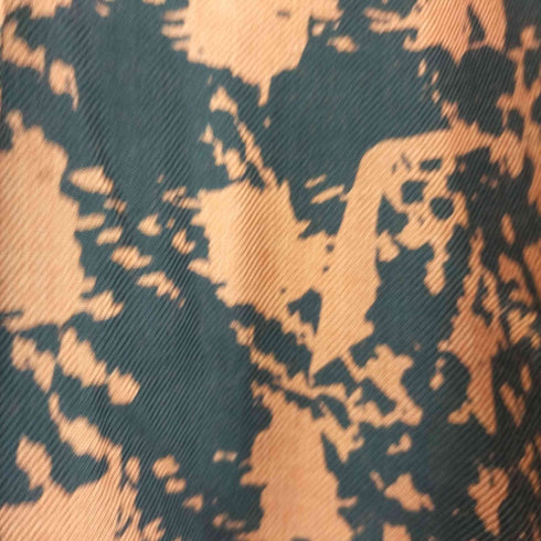 クリスチャンディオール Christian Dior 80-90s PRET-A-PORTER フロントボタン 総柄ウールシルクスカート レディース JPN:S