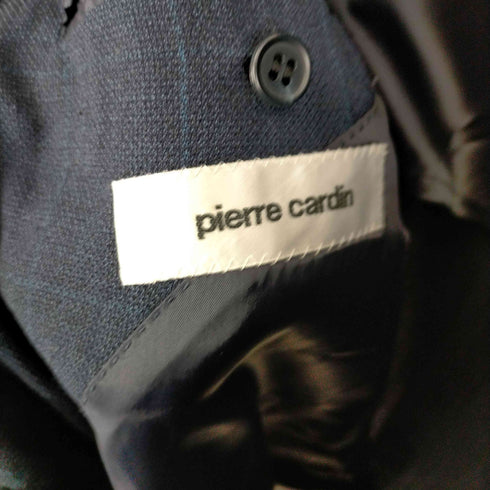 ピエールカルダン pierre cardin チェック柄ウールテーラードジャケット メンズ 96/86/170