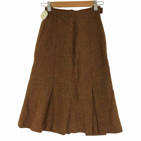 クリスチャンディオール Christian Dior 80-90s PRET-A-PORTER ウールチェックスカート レディース JPN:S