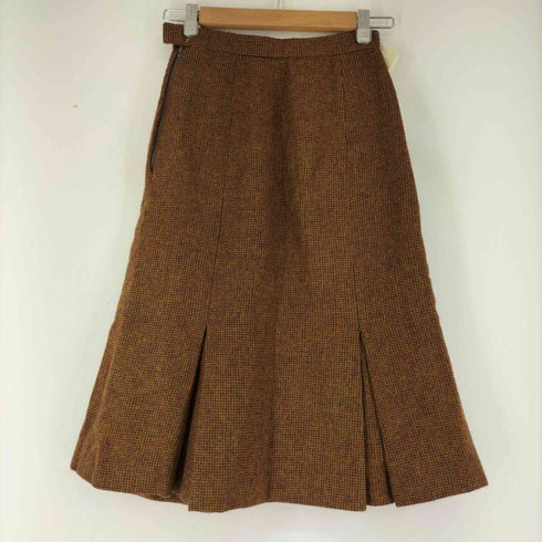 クリスチャンディオール Christian Dior 80-90s PRET-A-PORTER ウールチェックスカート レディース JPN:S
