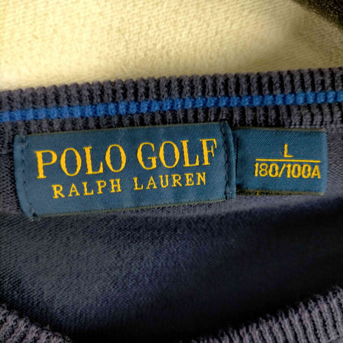 ポロゴルフラルフローレン POLO GOLF RALPH LAUREN ポニー刺繍ロゴ Vネックニット メンズ import:L