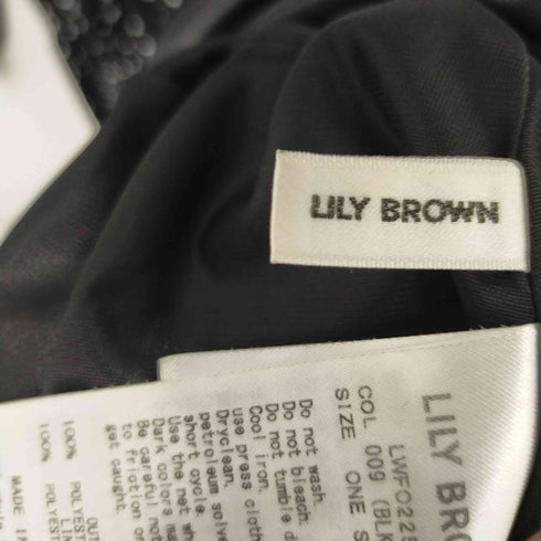リリーブラウン Lily Brown ニットボレロセットギャザーワンピース レディース ONE SIZE