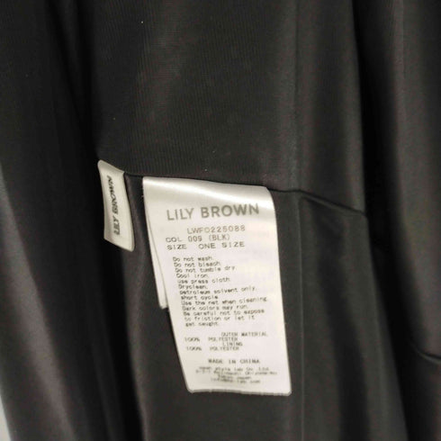 リリーブラウン Lily Brown ニットボレロセットギャザーワンピース レディース ONE SIZE