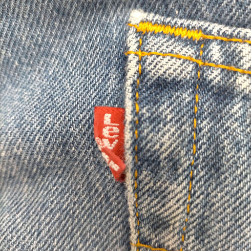 リーバイス Levis 90S 96年製 07月 ボタン裏553刻印 501 ボタンフライデニムパンツ メンズ W30L32