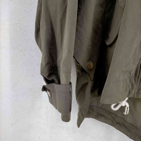 ザラ ZARA ミリタリーフーデッドパーカー レディース import:M