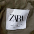 ザラ ZARA ミリタリーフーデッドパーカー レディース import:M