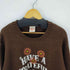 フリークスストア FREAKS STORE 別注 HAVE A GRATEFUL DAY LOGO CREW NECK KNIT PO/ロゴ クルーネックニット メンズ JPN:M