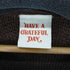 フリークスストア FREAKS STORE 別注 HAVE A GRATEFUL DAY LOGO CREW NECK KNIT PO/ロゴ クルーネックニット メンズ JPN:M