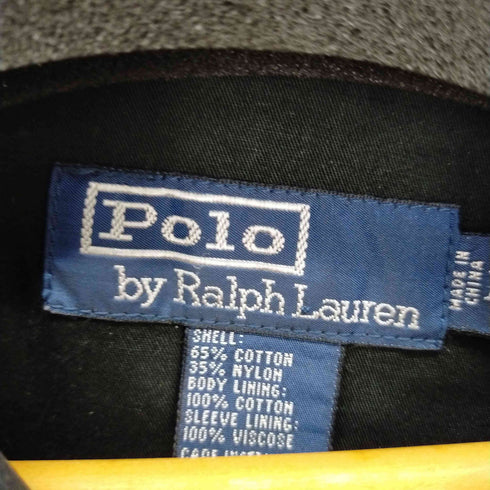 ポロバイラルフローレン Polo by RALPH LAUREN 90S コットンナイロンステンカラーコート バルマカーン メンズ import:M