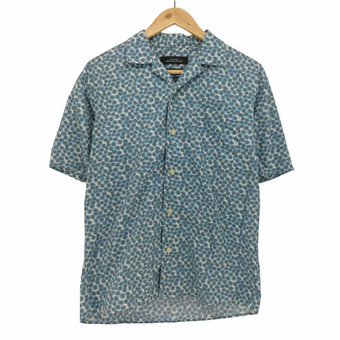 ユナイテッドアローズグリーンレーベルリラクシング UNITED ARROWS green label relaxing 花柄 オープンカラー S/S シャツ メンズ JPN:S