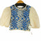 ザラ ZARA CROCHET POPLIN TOP レディース S