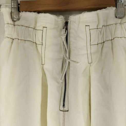 アズールバイマウジー AZUL by moussy 23SS ZIP-UP FRINGE DENIM FLARE SK/ジップアップフリンジデニムフレアスカート レディース JPN:M