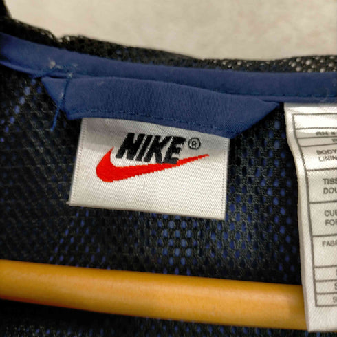ナイキ NIKE 00s ロゴ刺繍ナイロンドローコードアノラックパーカー レディース JPN:S