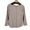 デミルクスビームス Demi-Luxe BEAMS パール釦Vネックブラウス レディース JPN:38