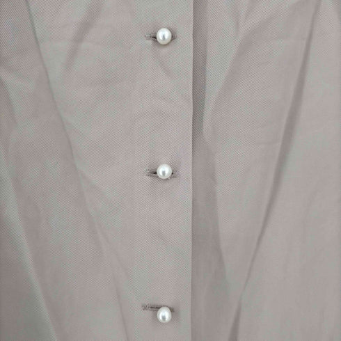 デミルクスビームス Demi-Luxe BEAMS パール釦Vネックブラウス レディース JPN:38