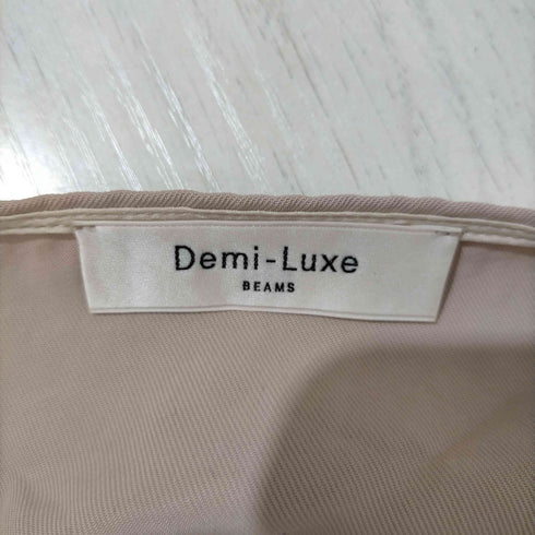 デミルクスビームス Demi-Luxe BEAMS パール釦Vネックブラウス レディース JPN:38
