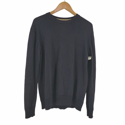 スティルバイハンド STILL BY HAND プレーティング編みコットンニット メンズ JPN:48