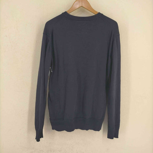 スティルバイハンド STILL BY HAND プレーティング編みコットンニット メンズ JPN:48
