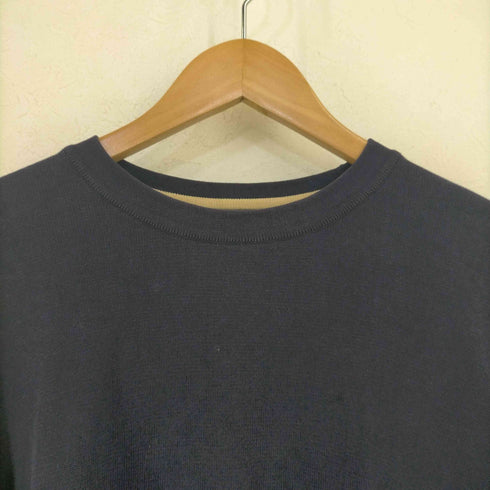 スティルバイハンド STILL BY HAND プレーティング編みコットンニット メンズ JPN:48