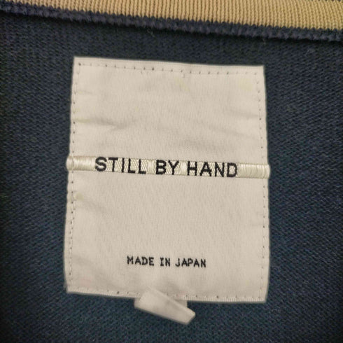 スティルバイハンド STILL BY HAND プレーティング編みコットンニット メンズ JPN:48