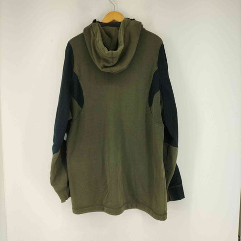 イッセイミヤケメン ISSEY MIYAKE MEN 90s 94AW 黒タグ by Naoki Takizawa オーバーサイズ バイカラージップアップフーディ メンズ JPN:5